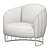 Elegant Tonella Armchair: Sleek Design 3D model small image 2