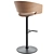 Modern Adjustable Bar Chair 3D model small image 3