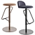 Modern Adjustable Cosmo Stool Design 3D model small image 1
