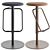 Modern Adjustable Cosmo Stool Design 3D model small image 2