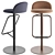 Modern Adjustable Cosmo Stool Design 3D model small image 3