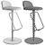 Modern Adjustable Cosmo Stool Design 3D model small image 5