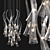 Venetian Crafted Glass Chandelier 3D model small image 3