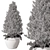 Pine Outdoor Plant, Hardy Evergreen 3D model small image 3