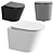 Ceramica Nova Balearica Rimless Toilet 3D model small image 1