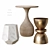 Modern Accent Tables Set, 3-Piece 3D model small image 1