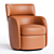 Modern Swivel Chair, 3D Model 3D model small image 1