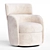 Modern Swivel Chair, 3D Model 3D model small image 2