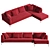 Modern Elegance in Citterio Sofa 3D model small image 1