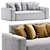 Elegant Norman Sofa 3D Model 3D model small image 3