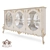 Handcrafted Buffet Customizable Finish 3D model small image 1