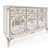 Customizable Handcrafted Olivia Buffet 3D model small image 2