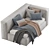 Convertible Sofa Bed RIPE 308 3D model small image 4