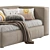 Convertible Sofa Bed RIPE 308 3D model small image 5