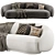 Contemporary Modular Julep Sofa 3D model small image 4