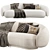 Contemporary Modular Julep Sofa 3D model small image 5