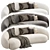 Contemporary Modular Julep Sofa 3D model small image 6