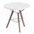 Three-Person Round Ovni Table 3D model small image 3