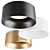 Elegant Halo Petite Flush Mount 3D model small image 1