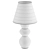 Linen Shade Utopia Table Lamp 3D model small image 2