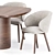 Modern Dining Set Collection Kit 3D model small image 3