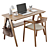 Modern Workspace Set with Macbook 3D model small image 10