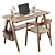 Modern Workspace Set with Macbook 3D model small image 3