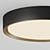 Modern Flushmount Lighting with Architectural Quality 3D model small image 4