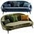 Vibieffe 650 Curved Sofa Set 3D model small image 2