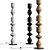 Stylish Rubs Floor Lamp 3D model small image 2