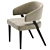 Modern Chic Chair by Cazarina 3D model small image 2