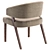 Modern Chic Chair by Cazarina 3D model small image 5