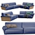 Blossoming Comfort Sofa: Fiordiloto Collection 3D model small image 1