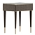 Elegant Augusta Bedside Table 3D model small image 3