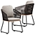 Weishaeupl Denia Dining Armchair 3D model small image 1