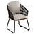 Weishaeupl Denia Dining Armchair 3D model small image 5