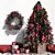 Festive Christmas Tree Decor Set 3D model small image 1