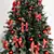 Festive Christmas Tree Decor Set 3D model small image 2