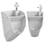 Innovative Urinal Solution Design 3D model small image 2