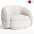 Modern Tacchini Julep Armchair Design 3D model small image 2