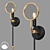 Sleek Modern Sconce Fixture 3D model small image 1