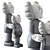 KAWS Reveals Artist Model 2016 3D model small image 5