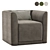 Whirlaway Swivel Accent Chair 3D model small image 3
