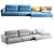 Modern Habia Corner Sofa design 3D model small image 3