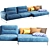 Modern Habia Corner Sofa design 3D model small image 4