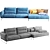 Modern Habia Corner Sofa design 3D model small image 5