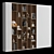 Versatile 4K Wood Modular Cabinet 3D model small image 3
