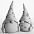 Holiday Gnome Family Set 3D model small image 6