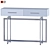 Slim White Console with Storage 3D model small image 1