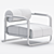 Sleek Contemporary Armchair HOLDEN 3D model small image 4